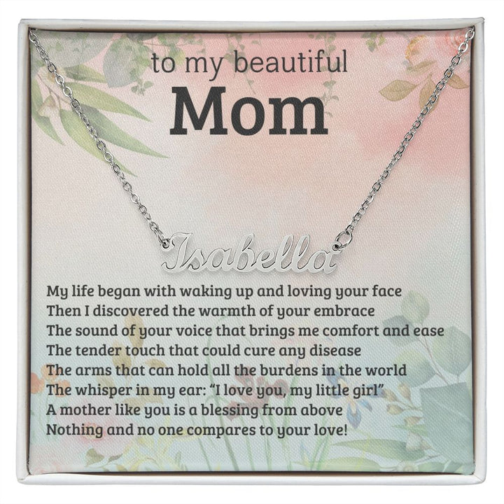 Personalised Name Necklace for Mom