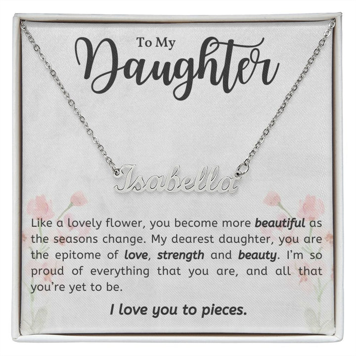 Personalised Name Necklace for Daughter