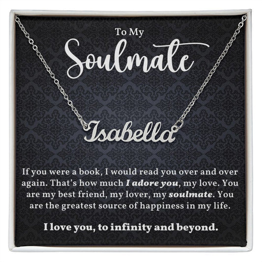 Personalised Name Necklace for Soulmate