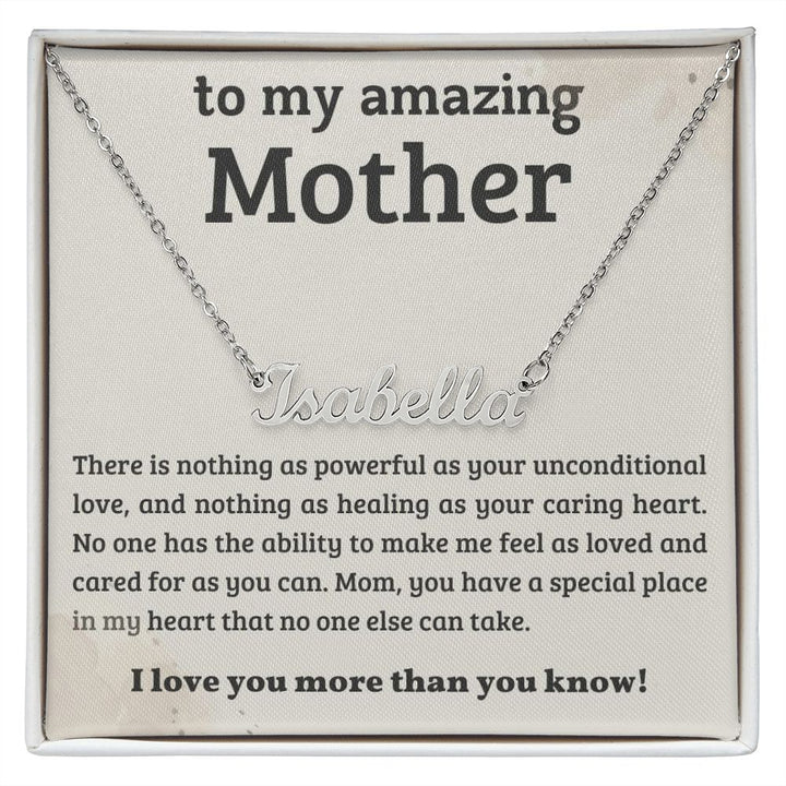 Personalised Name Necklace for Mother