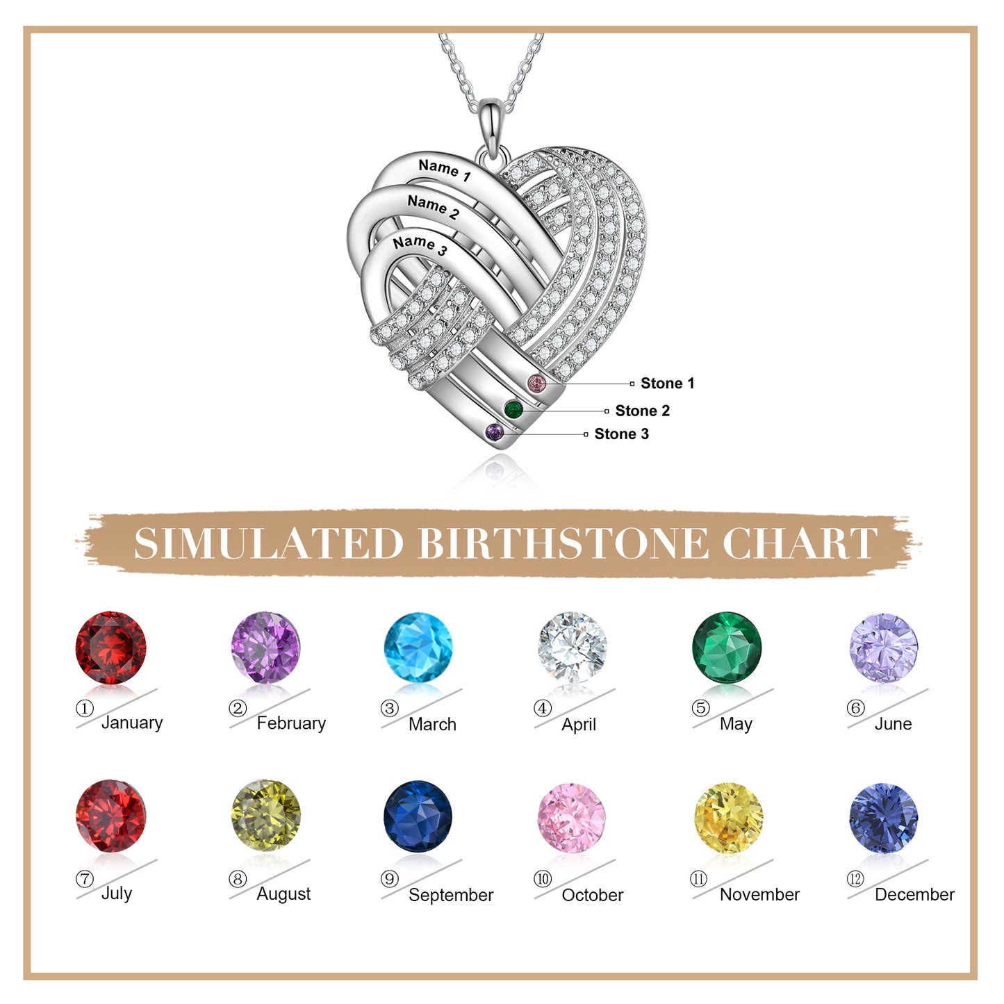 Custom Heart Necklace